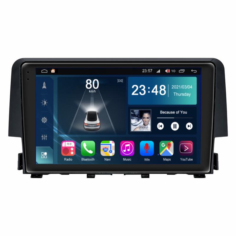 Автомагнитола штатная Torssen F9332 для Honda Civic 2018- г. 4G Carplay 3/32 GB 9" (21210417)