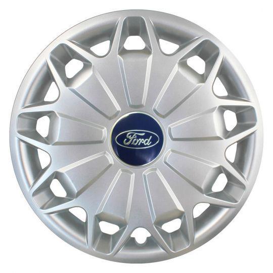 Автомобильные колпаки SKS 338 R15 с логотипом Ford 4 шт. Серебристый