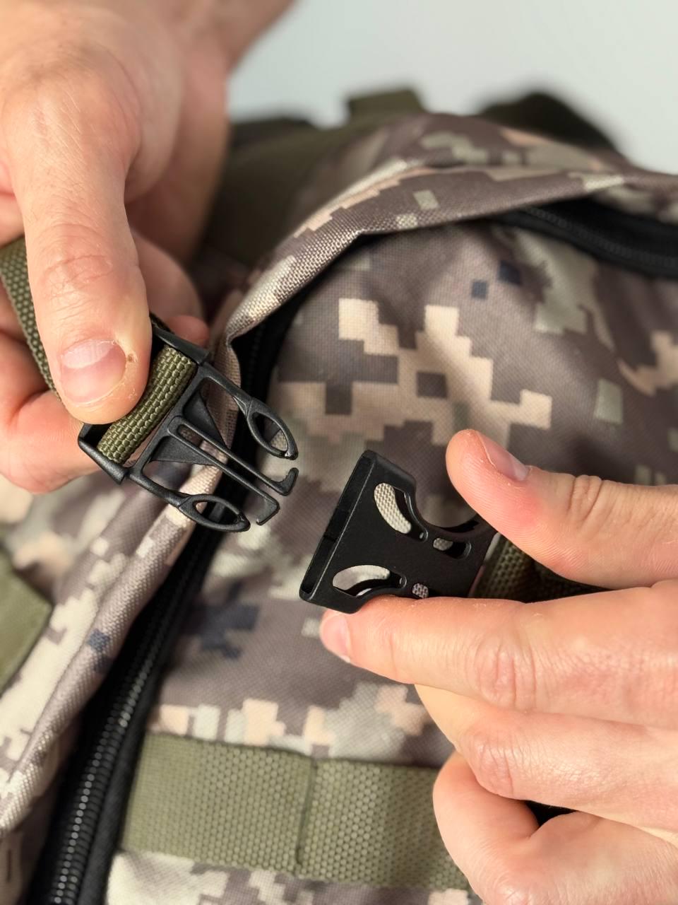 Рюкзак тактический 30 л Камуфляж (12412) - фото 4 Рюкзак тактический 30 л Камуфляж (12412) - фото 4