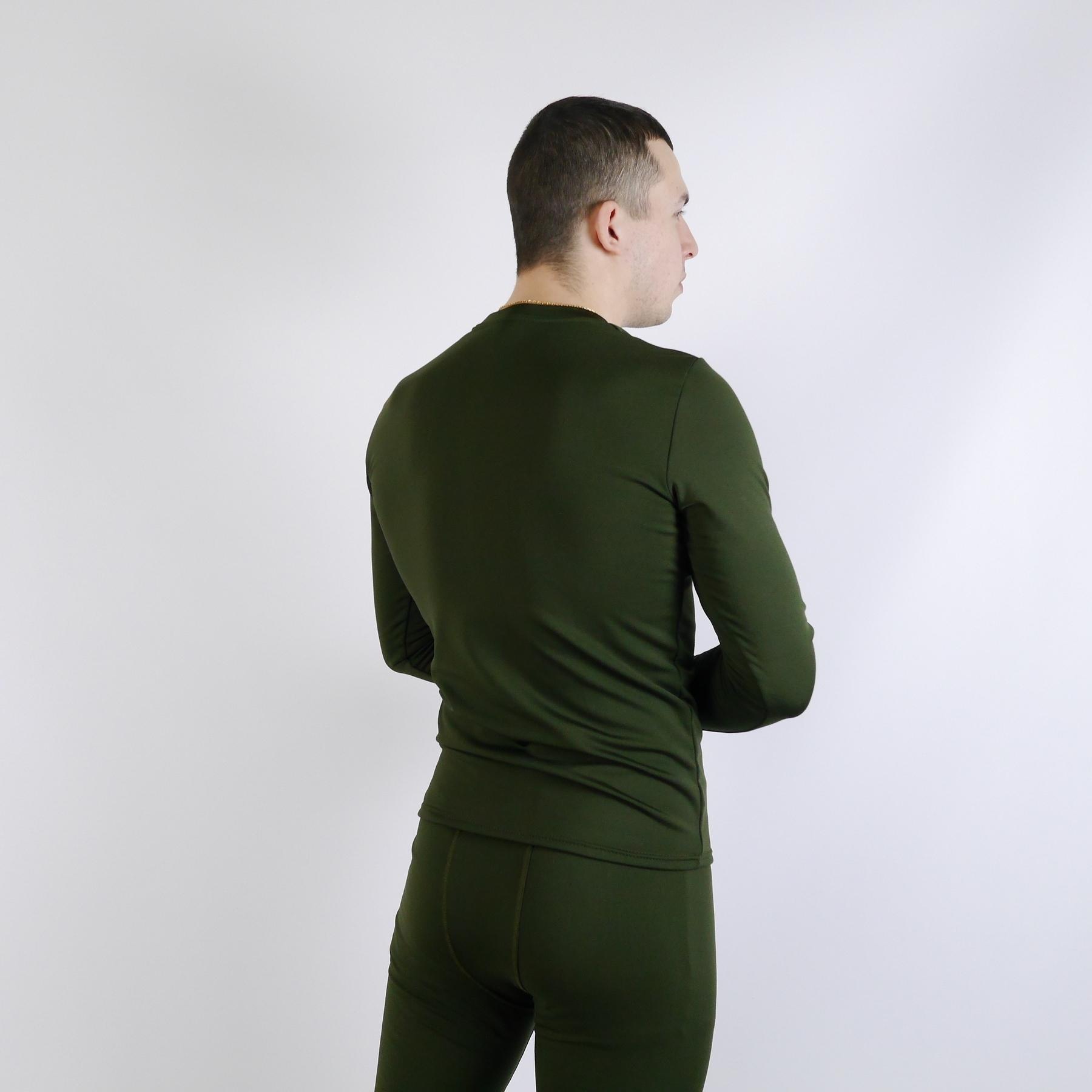 Комплект термобелья на флисе XXXL Оливковый (1144-XXXL) - фото 8 Комплект термобелья на флисе XXXL Оливковый (1144-XXXL) - фото 8