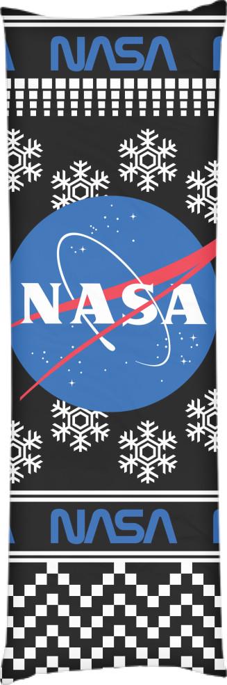 Подушка дакимакура NASA Новый Год 40х100 см (14106202)