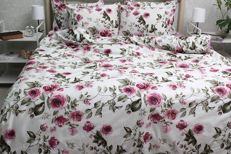 Комплект постільної білизни з компаньйоном S532 двоспальний (29-77- TAG satin 2-sp-540-2)