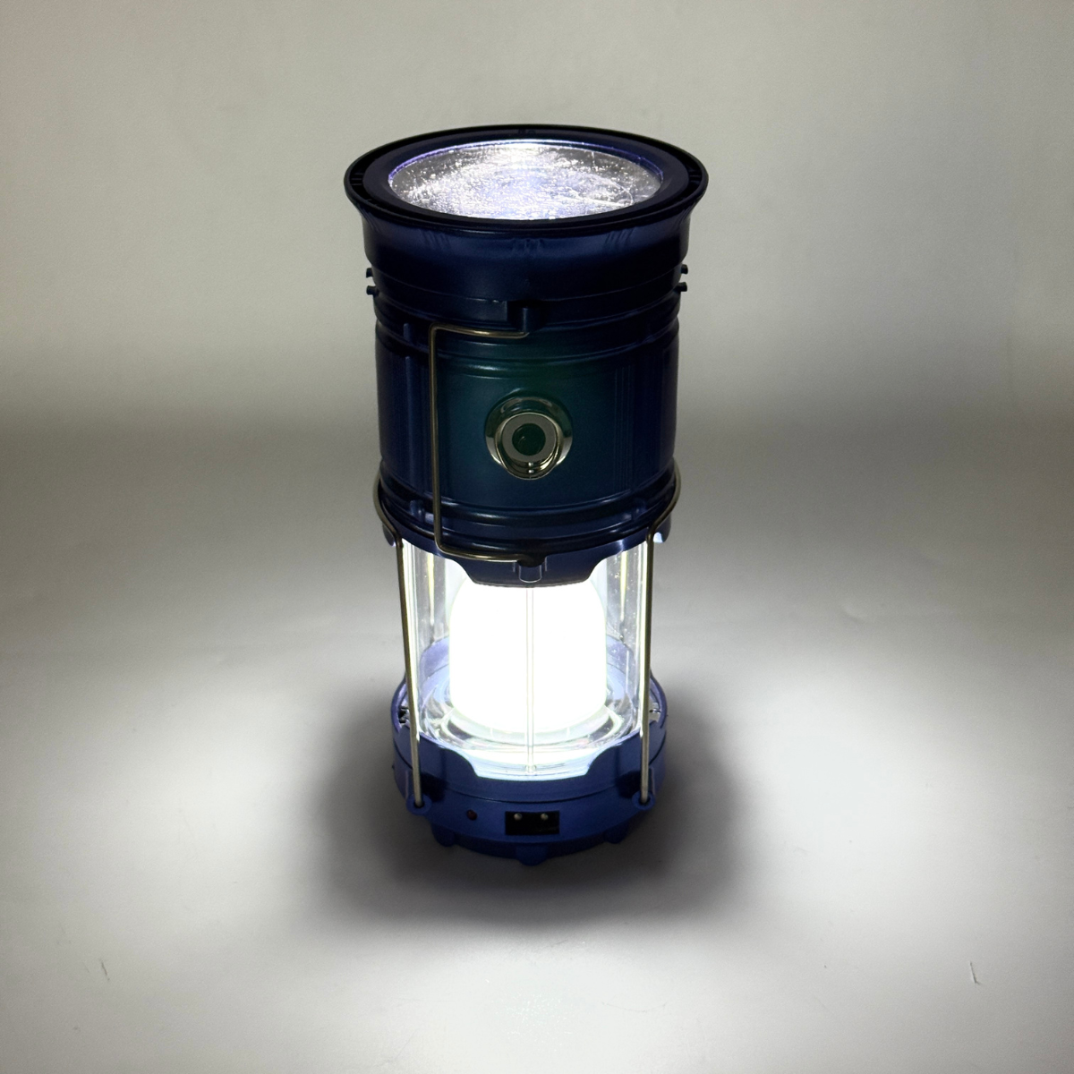 Ліхтар-лампа SIHONG для кемпінгу із сонячною панеллю 5800T 6 Led+1 W Синій - фото 7 Ліхтар-лампа SIHONG для кемпінгу із сонячною панеллю 5800T 6 Led+1 W Синій - фото 7