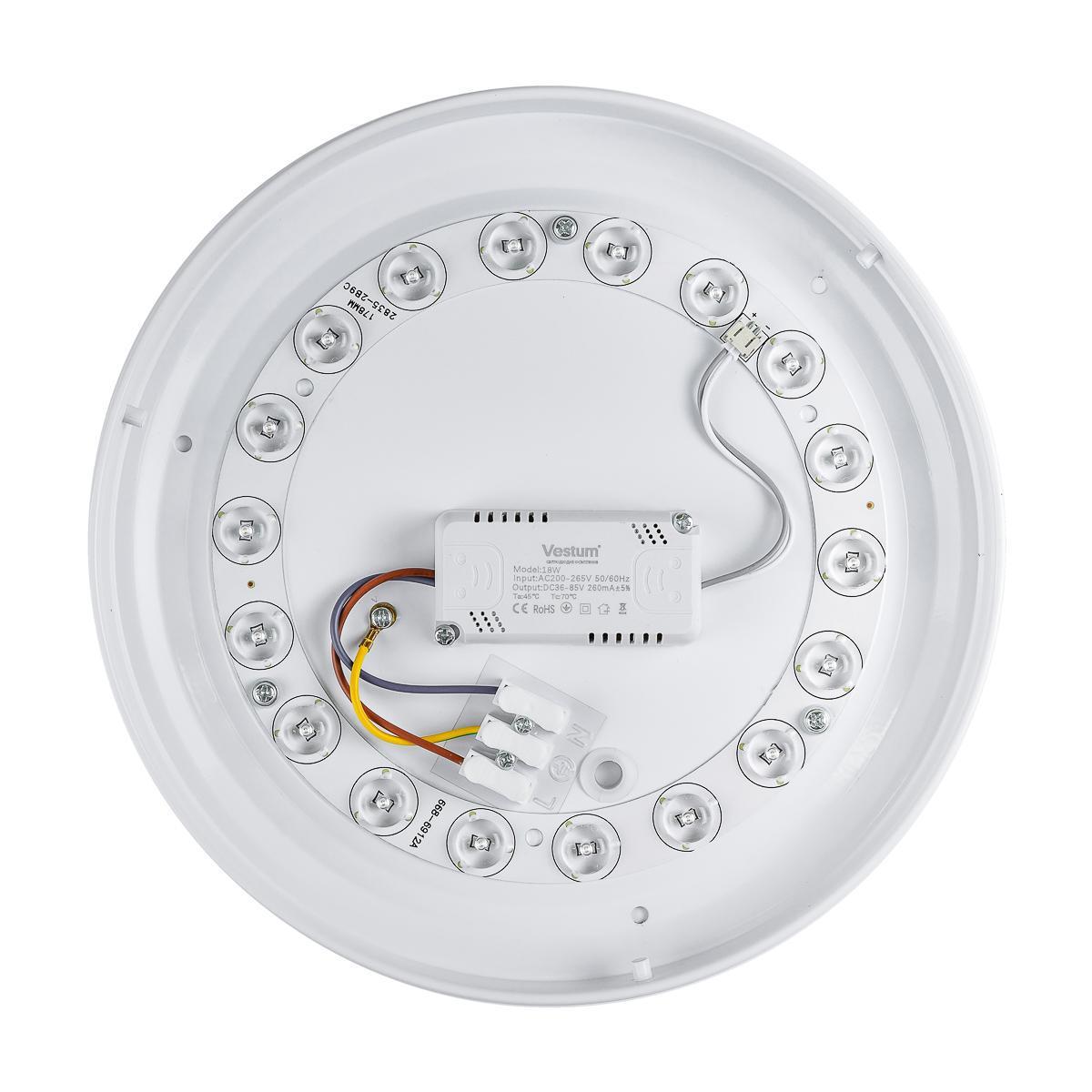 Потолочный светильник Vestum DIAMANT звездное небо 16W 4000К 250х45 мм - фото 6