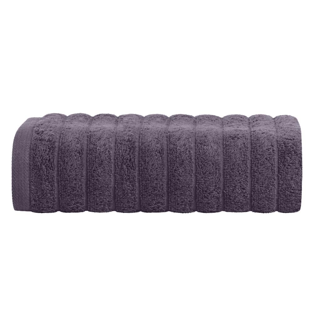 Полотенце махровое банное Волна хлопок 70х130 см Серый (25116)