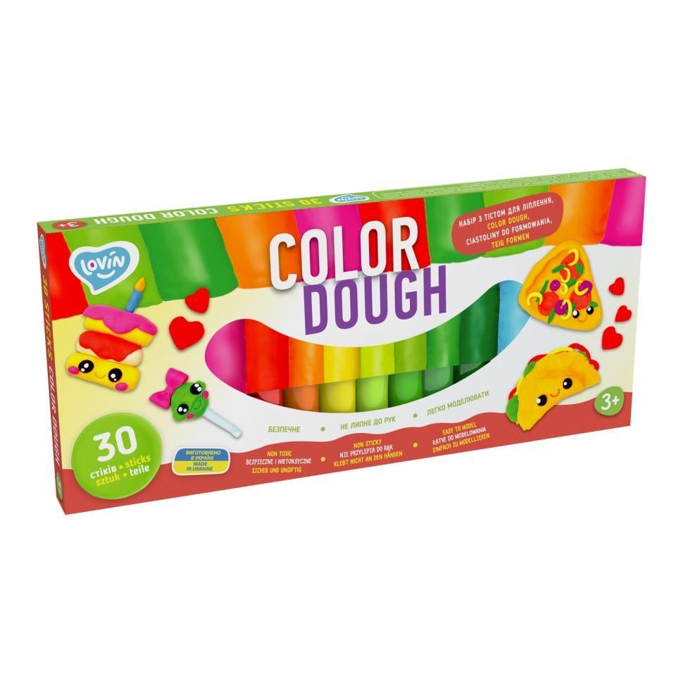 Набір для ліплення з тістом Lovin Color Dough 41205 30 стиків (RLT33373)