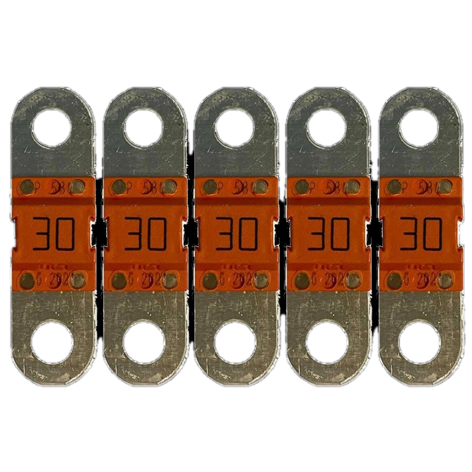 Предохранитель плавкий медный Victron Energy MIDI-fuse 30 A/58 V M6 термостойкий пластик 5 шт.