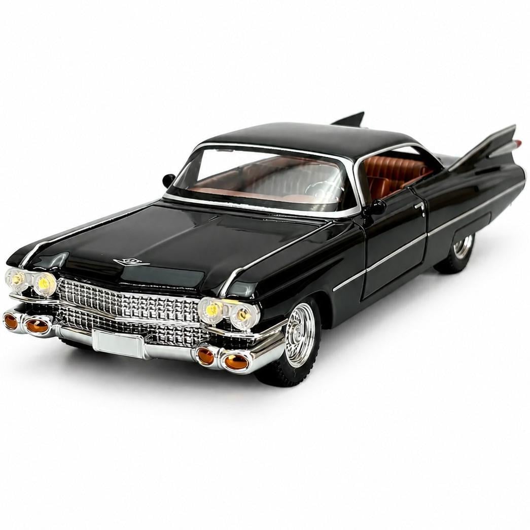Игрушечная машинка металлическая Cadillac Coupe De Ville 1959 1:24 инерционная со светом и звуком/открывающиеся дверцы (36235009)