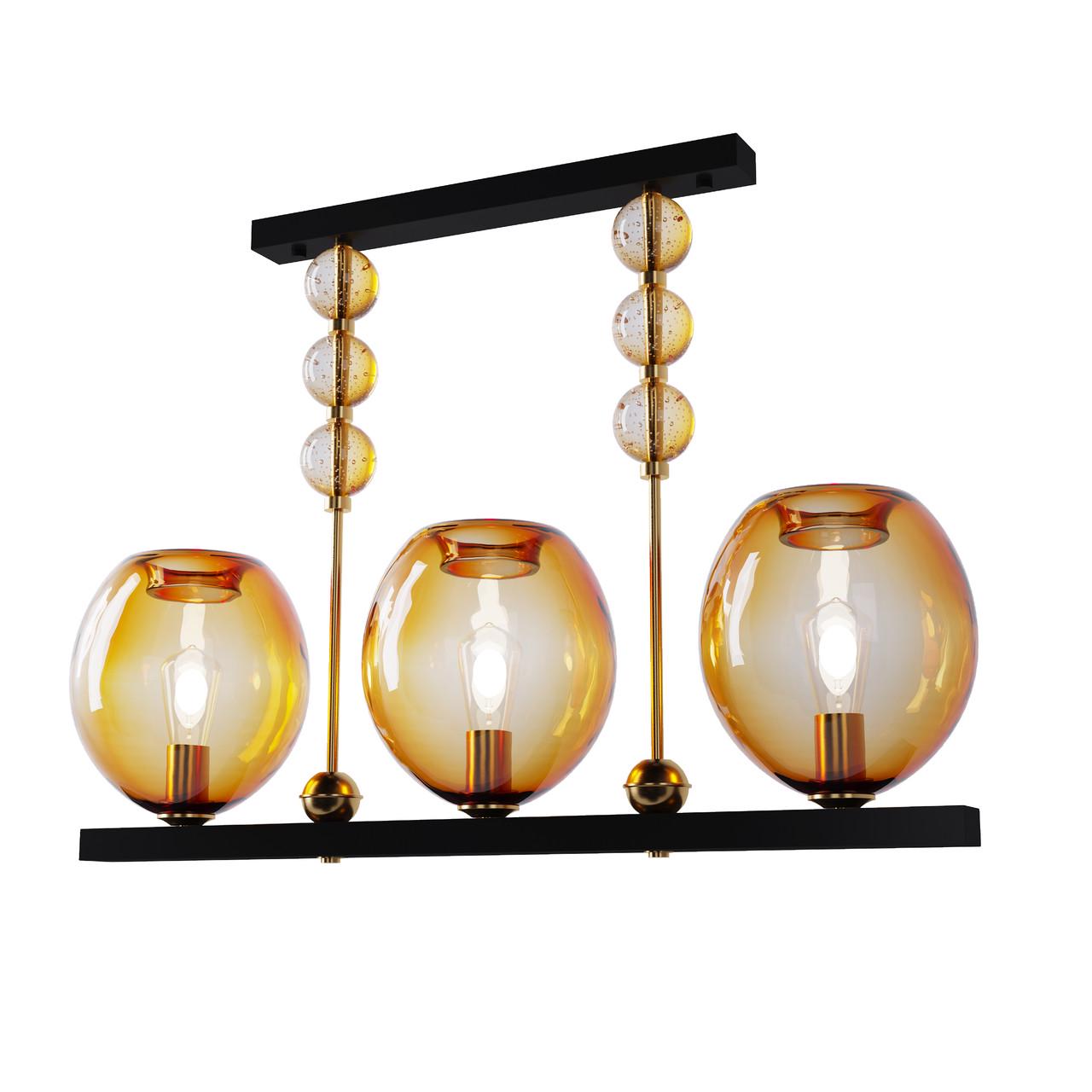 Люстра Pikart Lights Geometric Colorglass 1 12101 Оранжевый (1692307646)