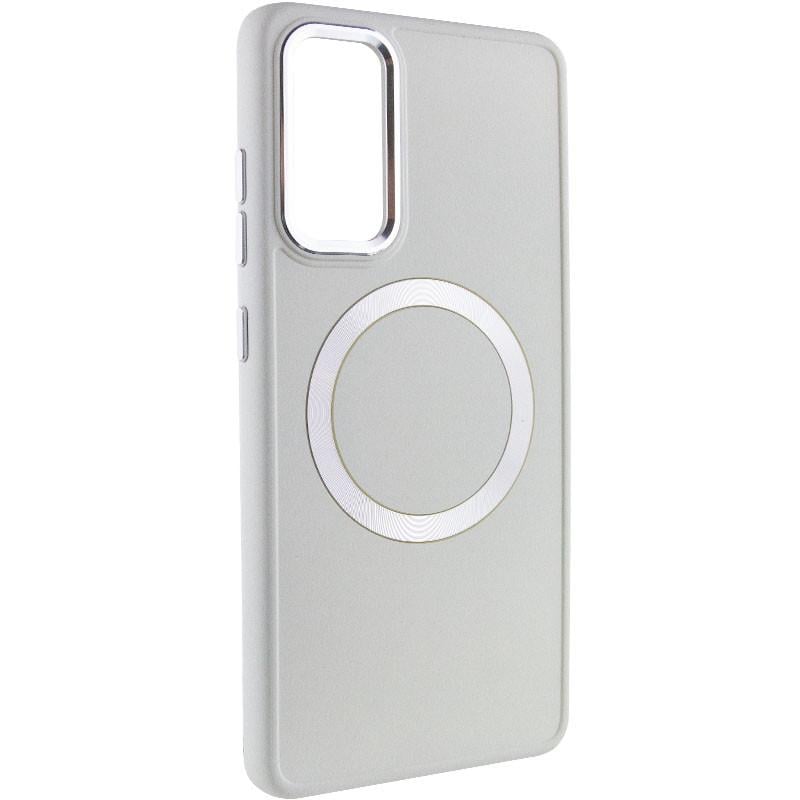 Протиударний TPU Чохол Bonbon Metal Style with MagSafe для Samsung Galaxy S22+ Білий / White