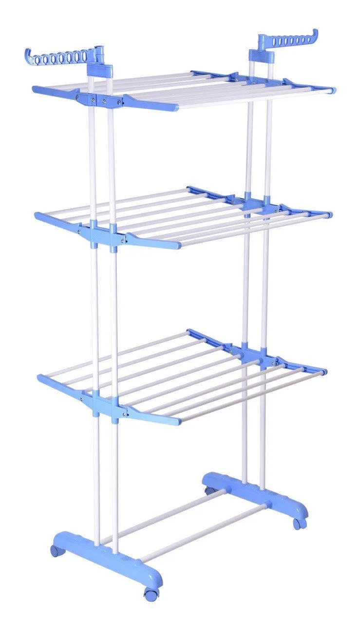 Складная сушилка UKC Garment Rack With Wheels для белья