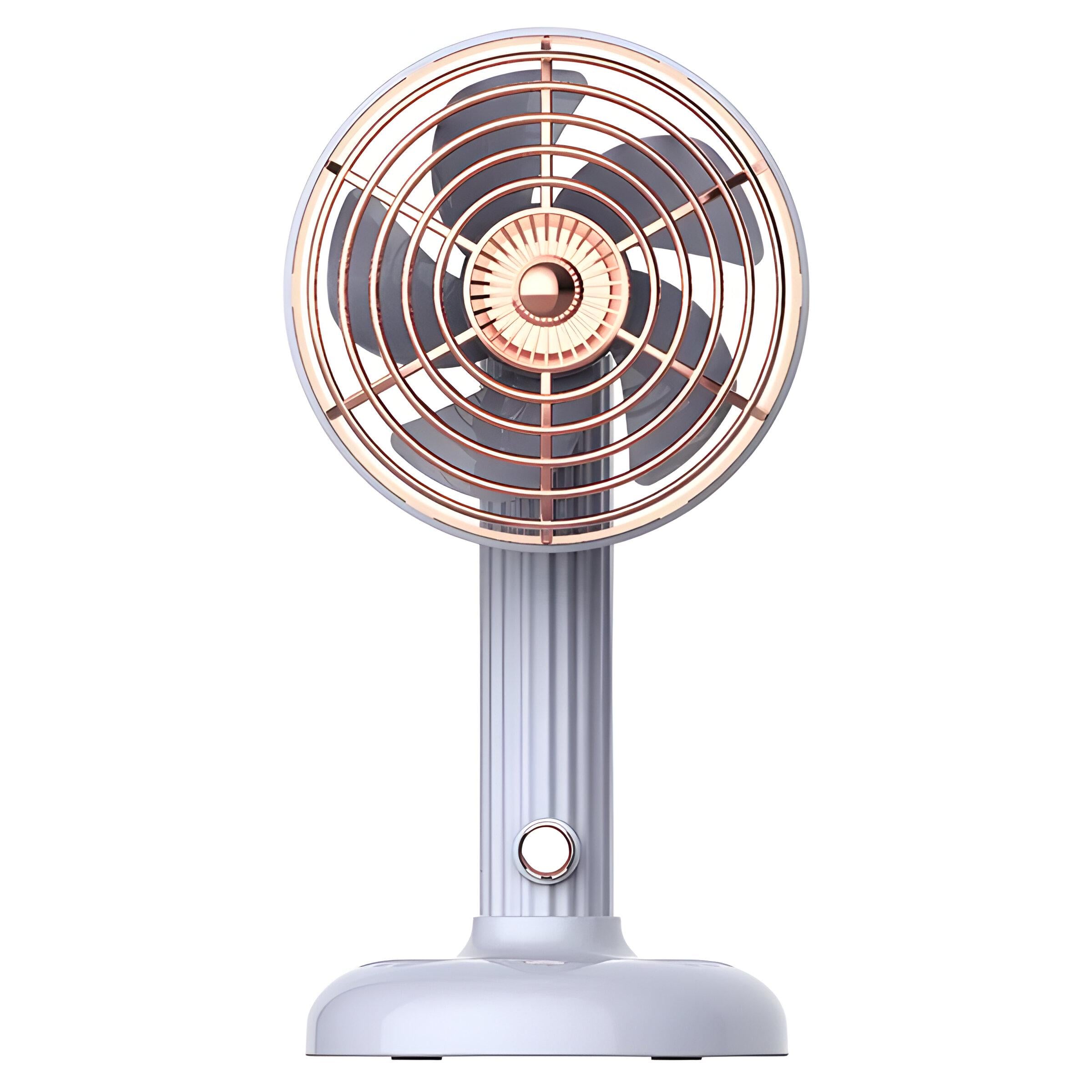 Вентилятор настільний USB Бузковий (FY060)