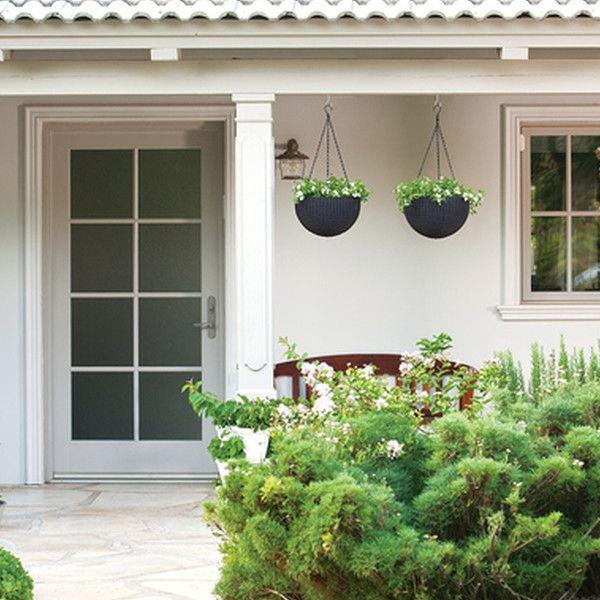 Горшок Keter Rattan Hanging Sphere 8,6 л Коричневый - фото 4