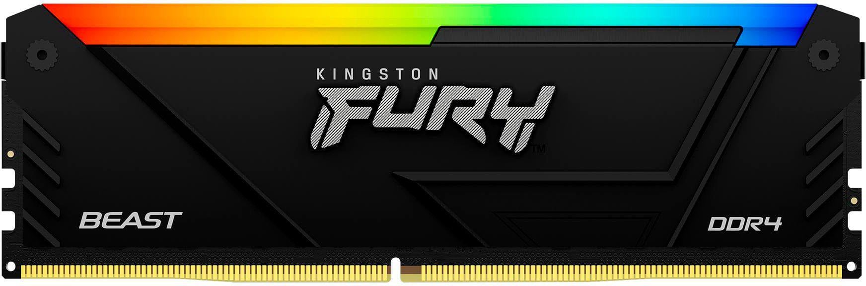 Оперативная память Kingston DDR4 3200 FURY Beast 8 GB RGB (KF432C16BB2A/8)