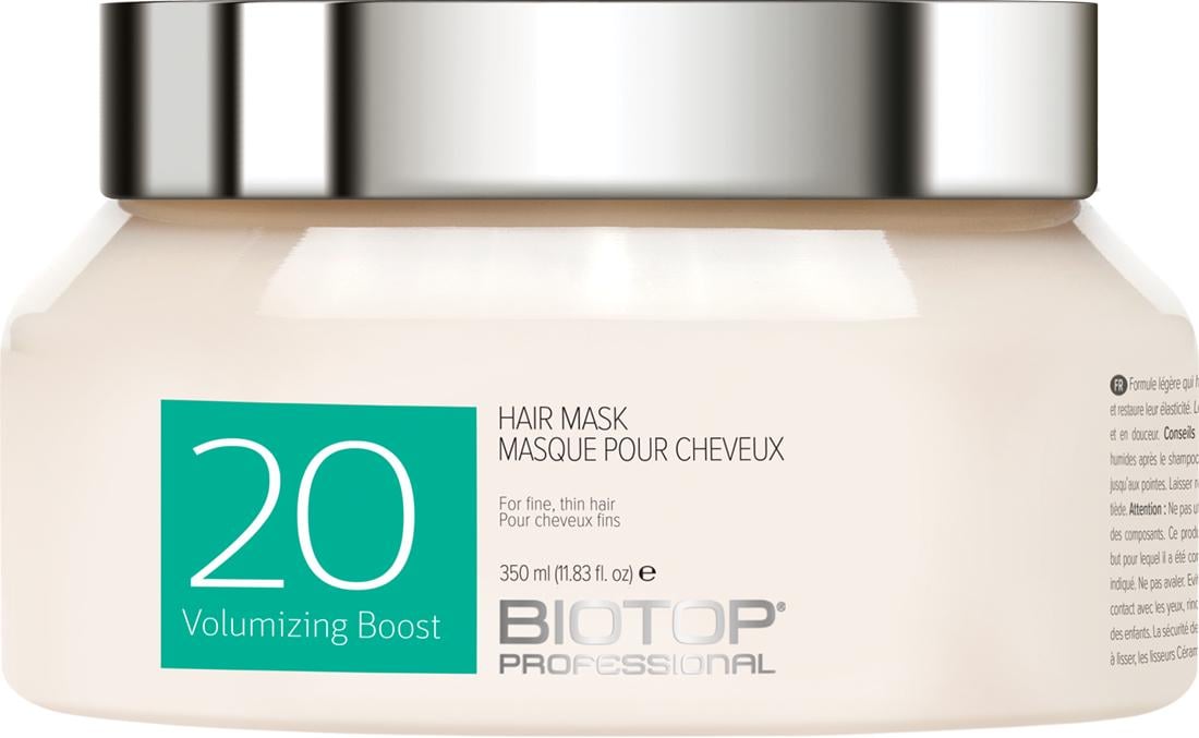 Маска для придания объему BIOTOP 20 Volumizing Boost волосам с экстрактом зеленого чая 350 мл (46015)