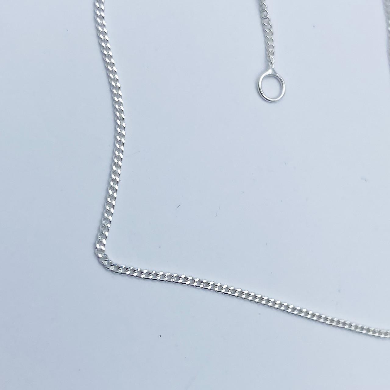 Цепочка серебряная Панцирь 40 см 1,2 г