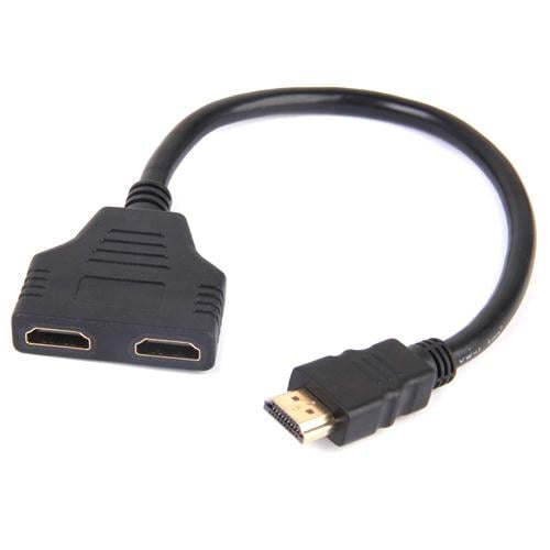 Разветвитель-сплиттер HDMI-2 HDMI 30 см Черный (255739657)