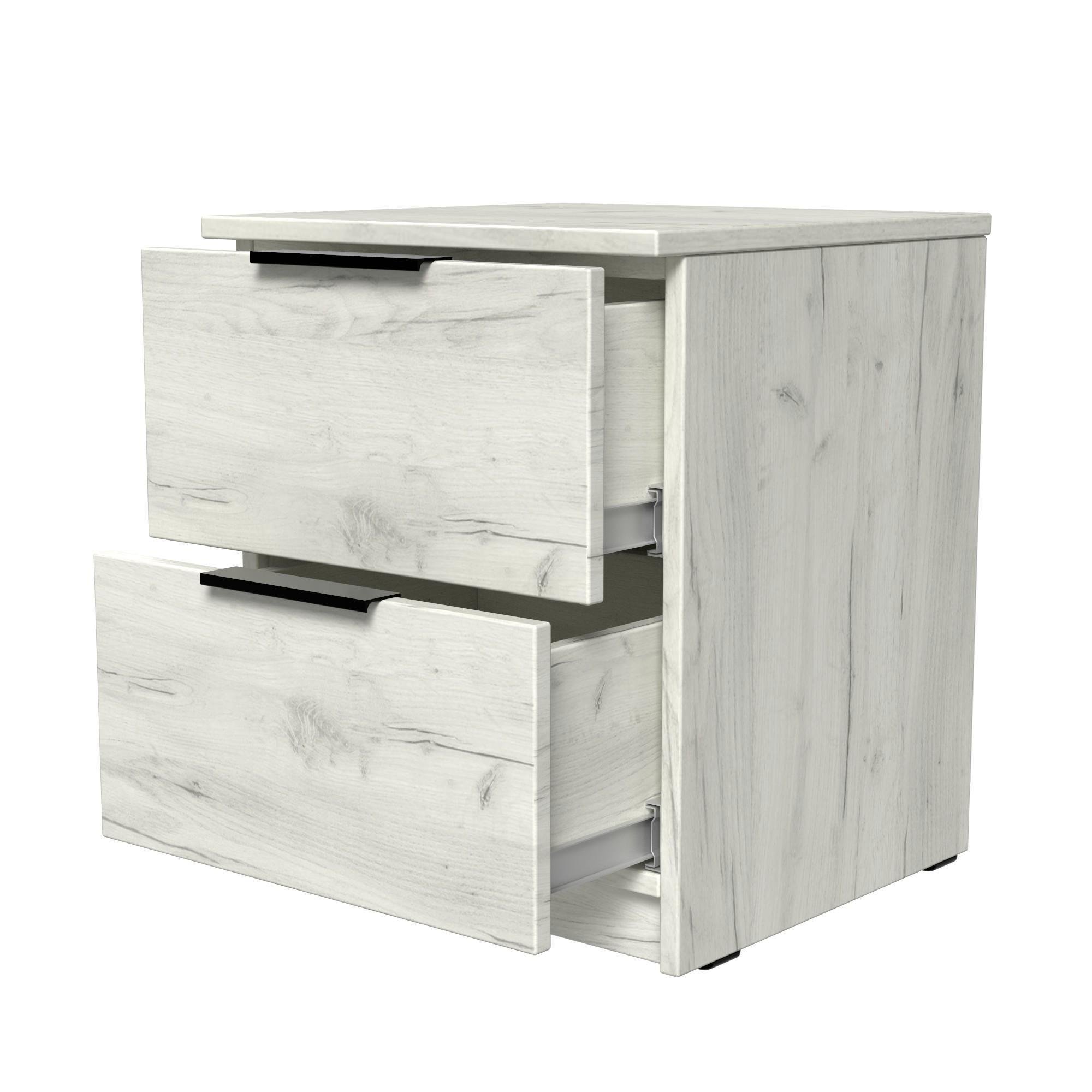 Тумба прикроватная ТП3 SENAM 480х400х400 мм ДСП Дуб Крафт Белый - фото 4 Тумба прикроватная ТП3 SENAM 480х400х400 мм ДСП Дуб Крафт Белый - фото 4