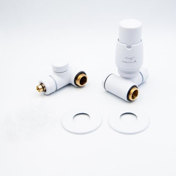 Комплект термостатических вентилей Integra White (291)