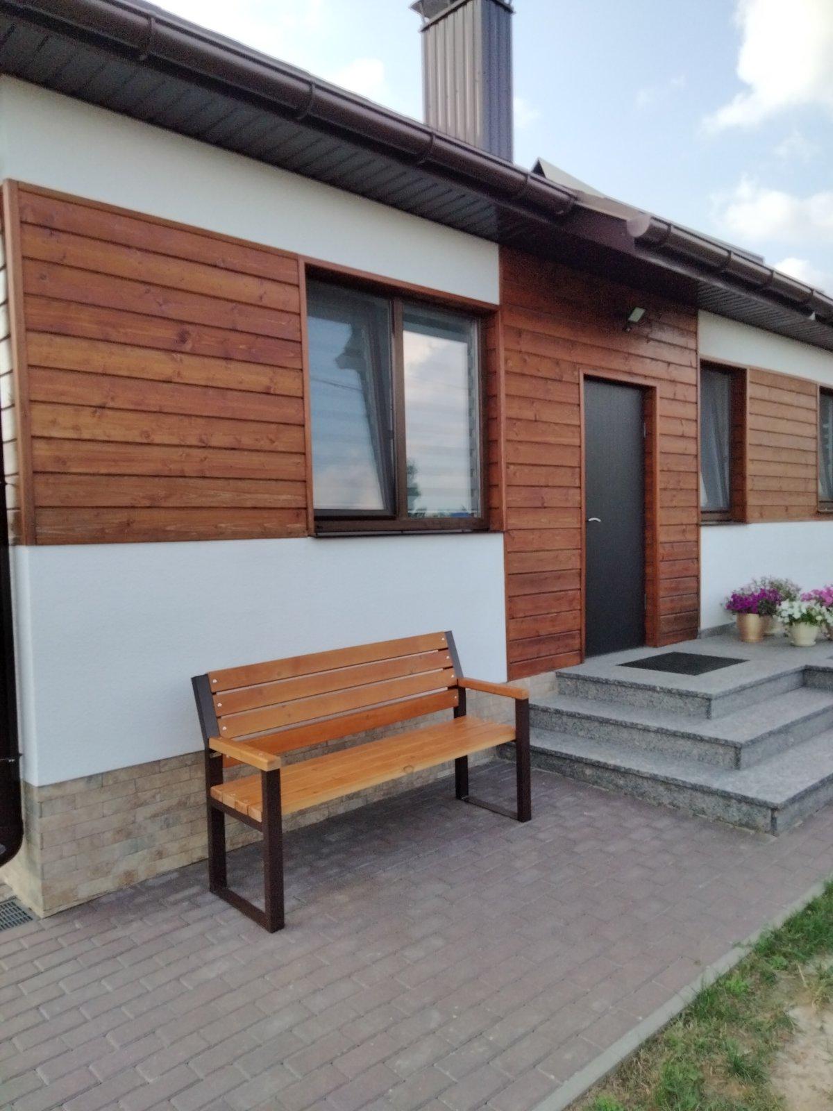 Скамья парковая Kompred OL657/3 "Валерио" 2000x600x915 мм - фото 5