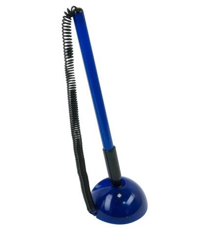 Ручка кулькова на підставці Buromax Blue DeskPen 0,7 мм (BM.8141-01)