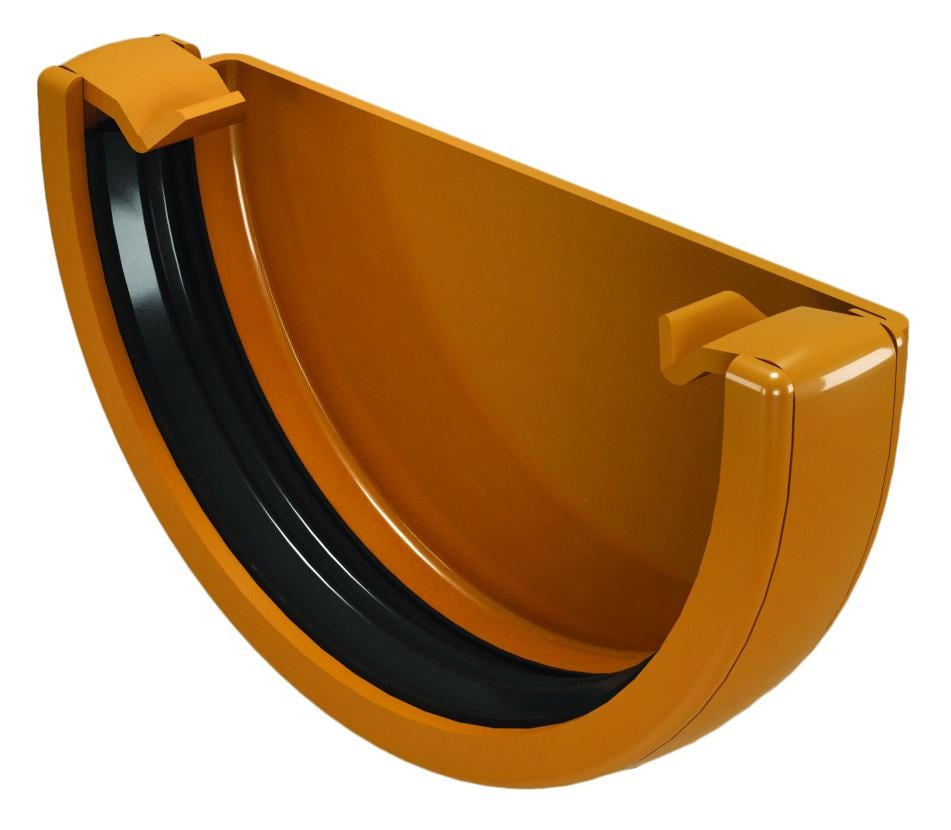 Заглушка ринви DEVOREX Classic 120 Теракот (11683637) - фото 1