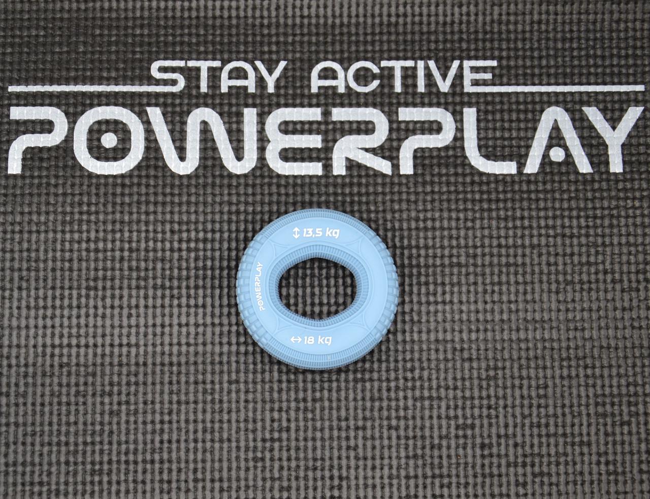 Еспандер кистьовий силіконовий PowerPlay PP-4330 Hand Grip Loops Light 13,5-18 кг Блакитний (A-012890) - фото 10