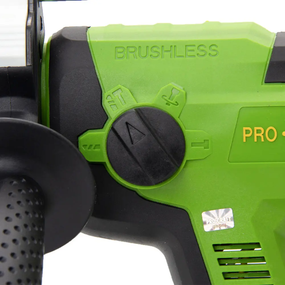 Перфоратор акумуляторний безщітковий ProCraft PHA20 без акумулятора та без зарядного пристрою з додатковою рукояткою - фото 4