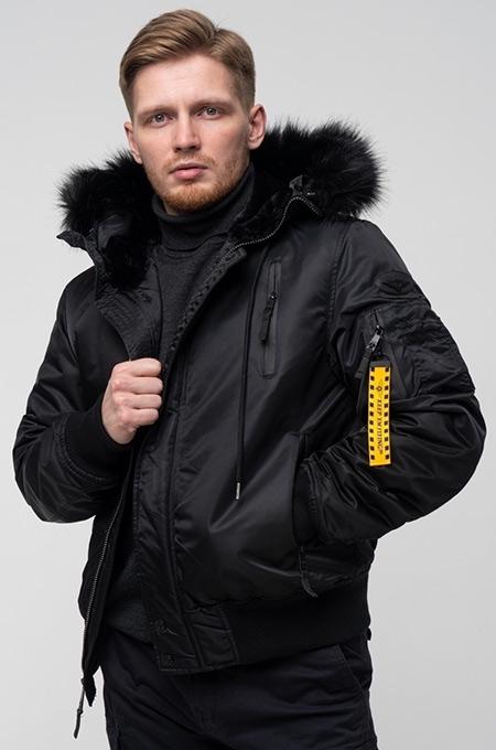 Куртка аляска Top Gun N-2B Nylon Jacket 4XL Black (TGJ2030B4XL) - фото 3