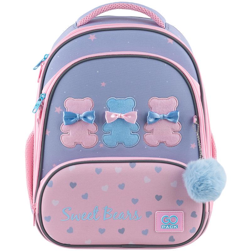 Рюкзак школьный GoPack Education GO25-597M-2 Lovely Bears каркасный с ортопедической спинкой (000995160)