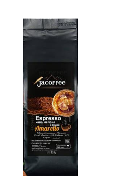 Кава мелена Jacoffee Espresso Амарето 225 г