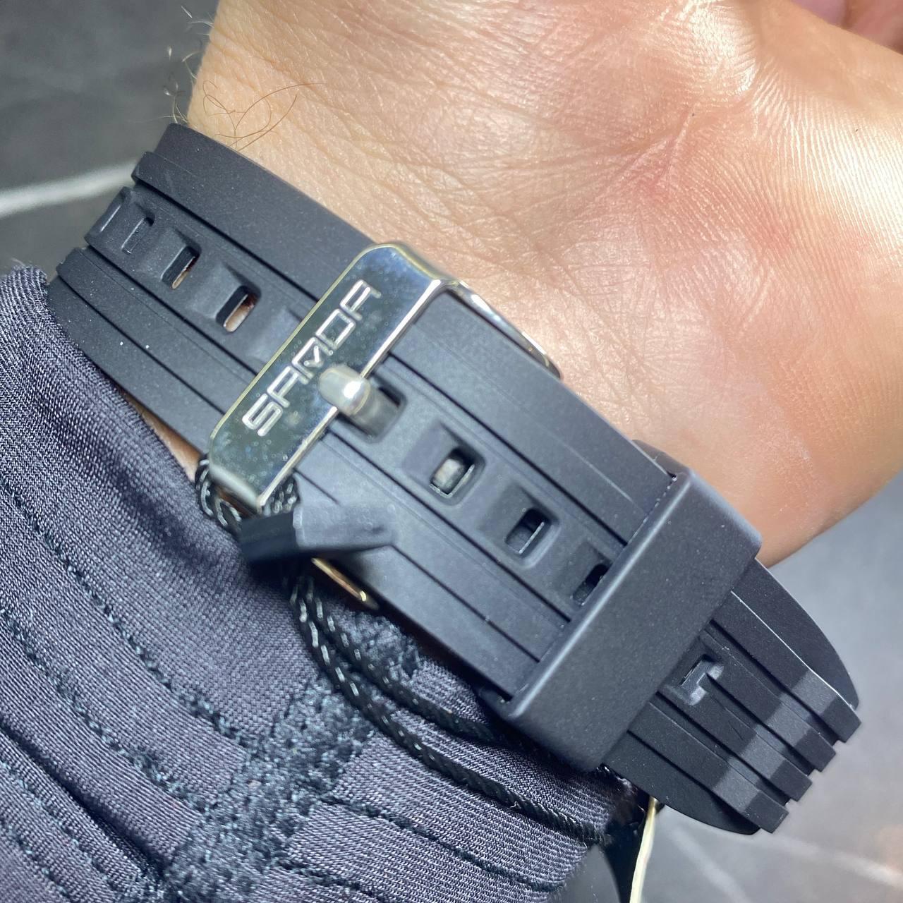 Часы наручные электронные Sanda Timer с подсветкой и таймером Черный (6093) - фото 9 Часы наручные электронные Sanda Timer с подсветкой и таймером Черный (6093) - фото 9