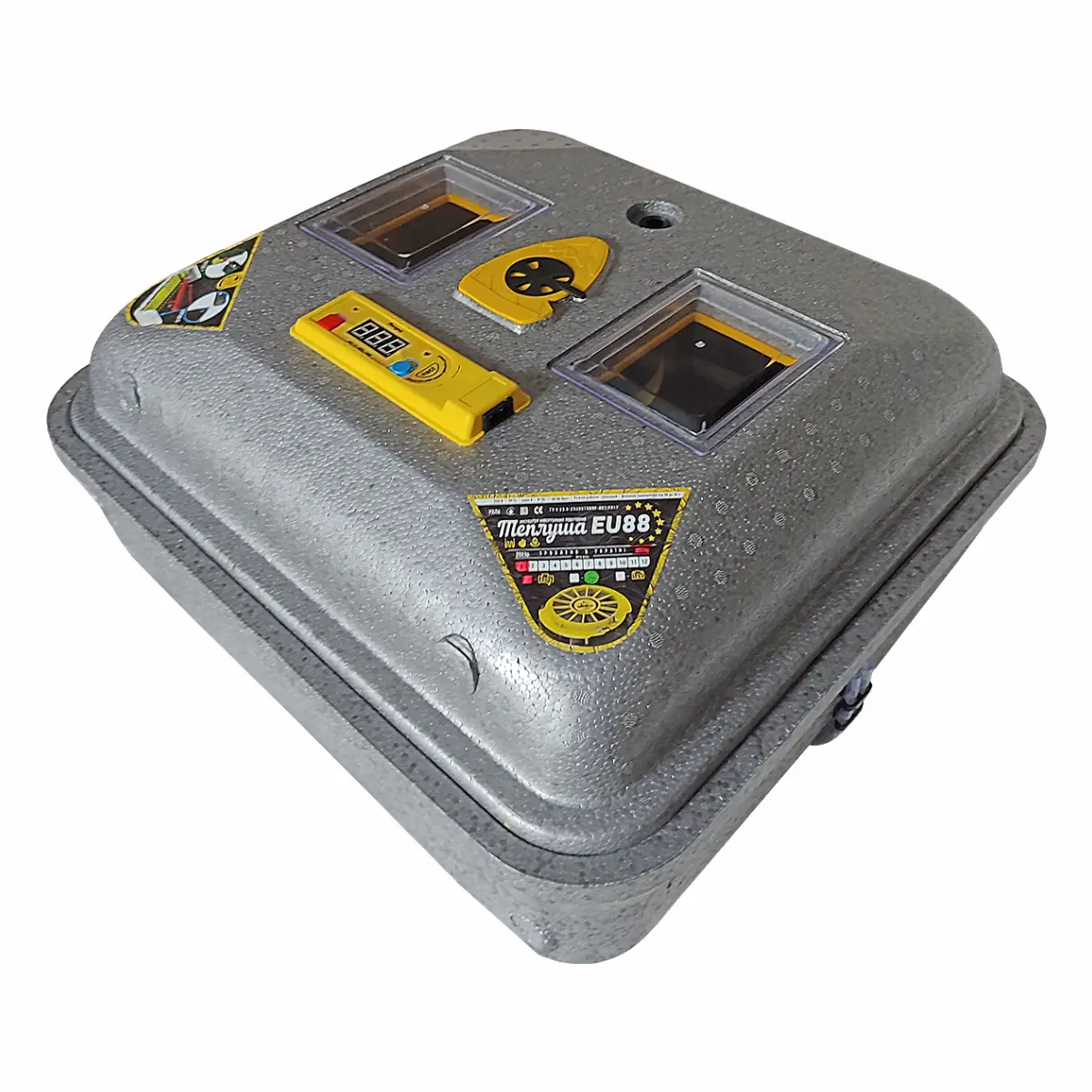 Інкубатор автоматичний Теплуша Euro 88 PRO 220в комбінований корпус (11660)