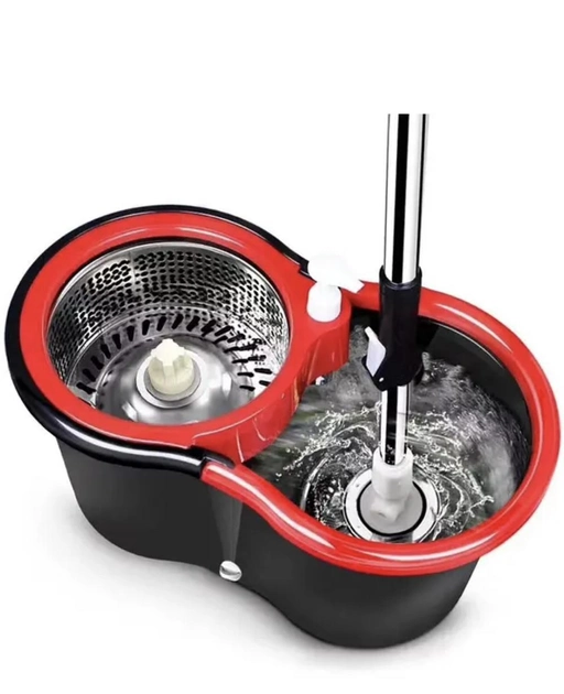 Швабра с ведром Spin Mop и автоматическим отжимом - фото 2