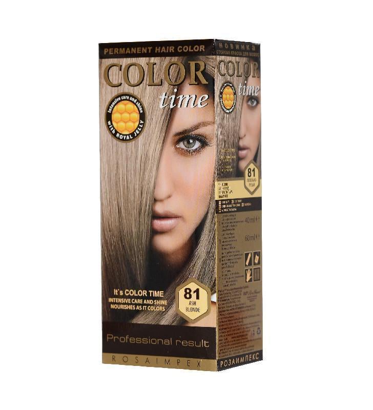 Краска для волос Color Time 81 Пепельно-русый