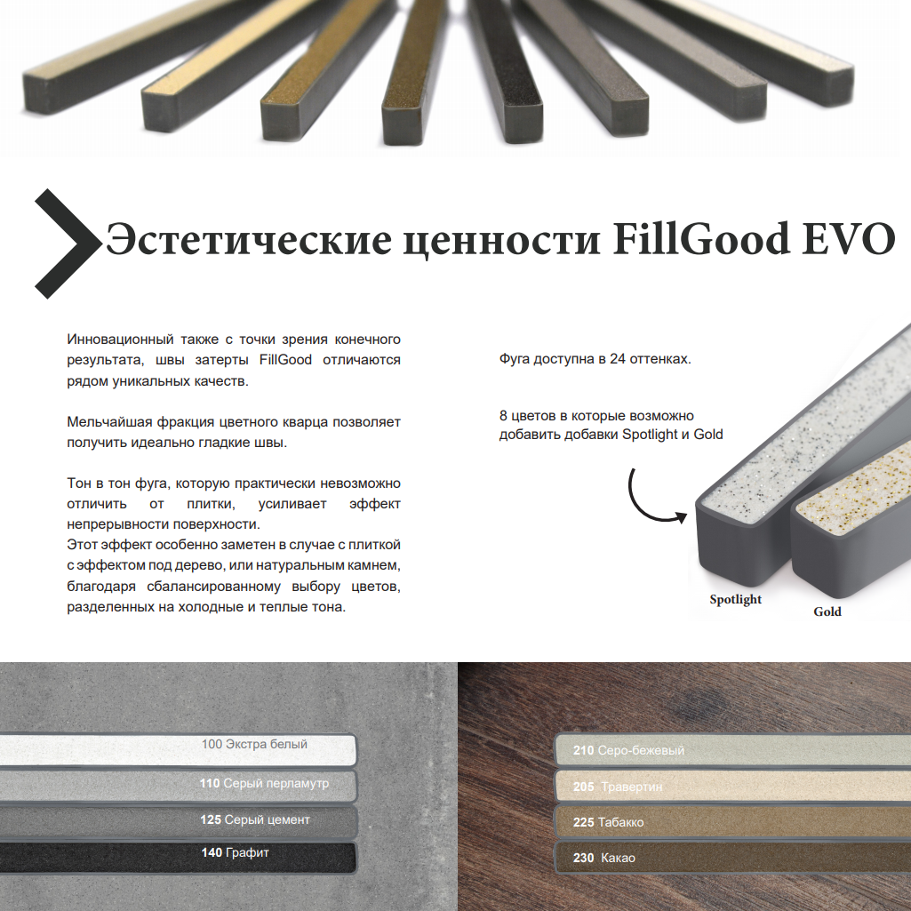 Затирка для плитки поліуретанова Litokol FillGood EVO 5 кг 110 Сірий перламутр (FGEVOGPR0005) - фото 3