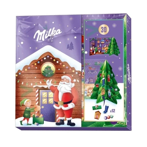 Адвент календарь Milka 3D Bastel 163 г