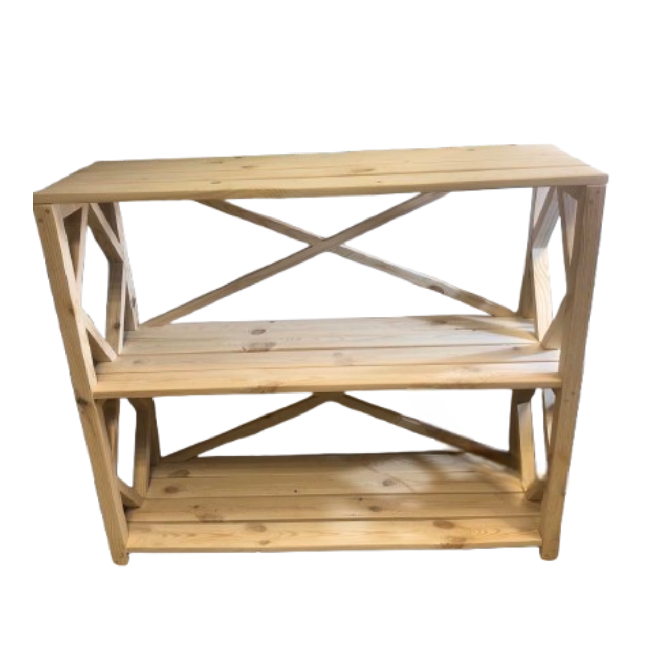 Стелаж з дерева Бежевий (СДХ002)