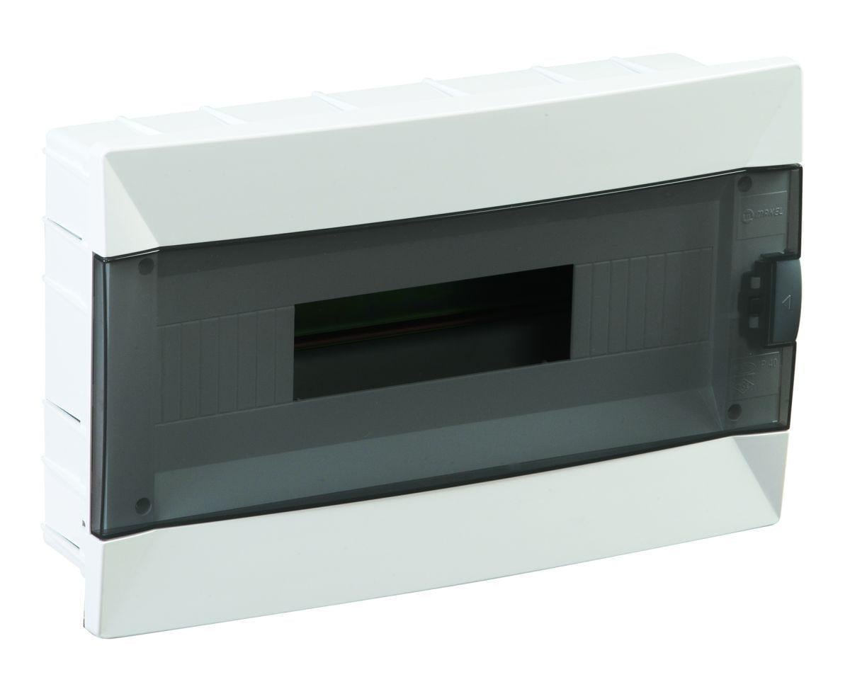 Щит Makel 16-модульный для скрытого монтажа с прозрачной дверцей (63016)