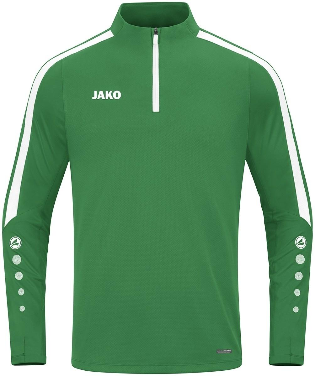Реглан Jako ZIP TOP POWER 8623-200 L Зелено-білий (44854-51) - фото 1 Реглан Jako ZIP TOP POWER 8623-200 L Зелено-білий (44854-51) - фото 1