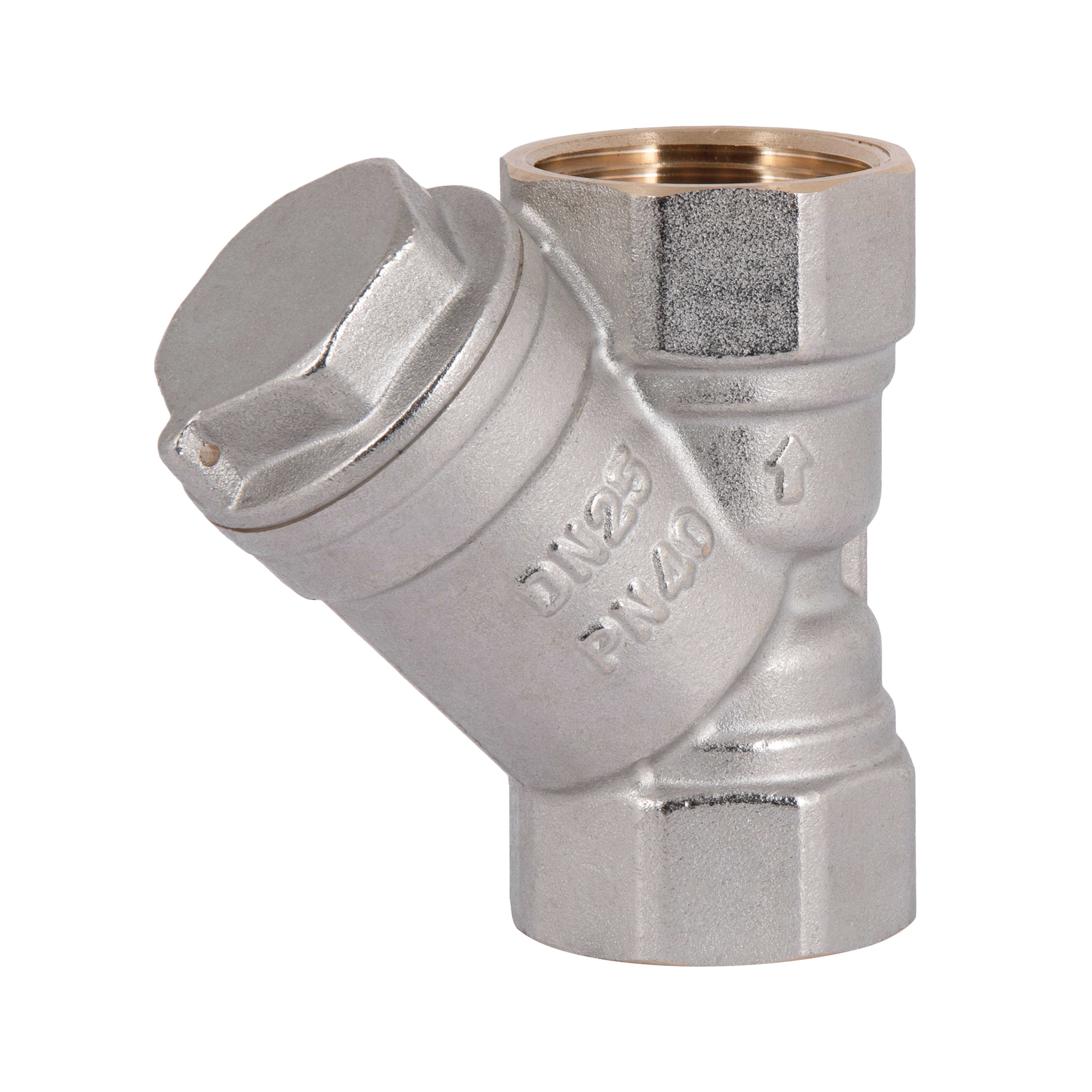 Фільтр грубого очищення Thermo Alliance Standart 3/4"ВВ нікельований для води косий (TAS124W20)