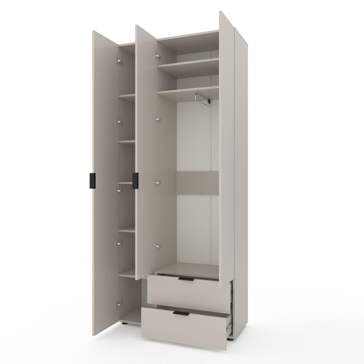 Шафа Metkas Home A013R ЛДСП 1000x420x2300 мм Кашемір