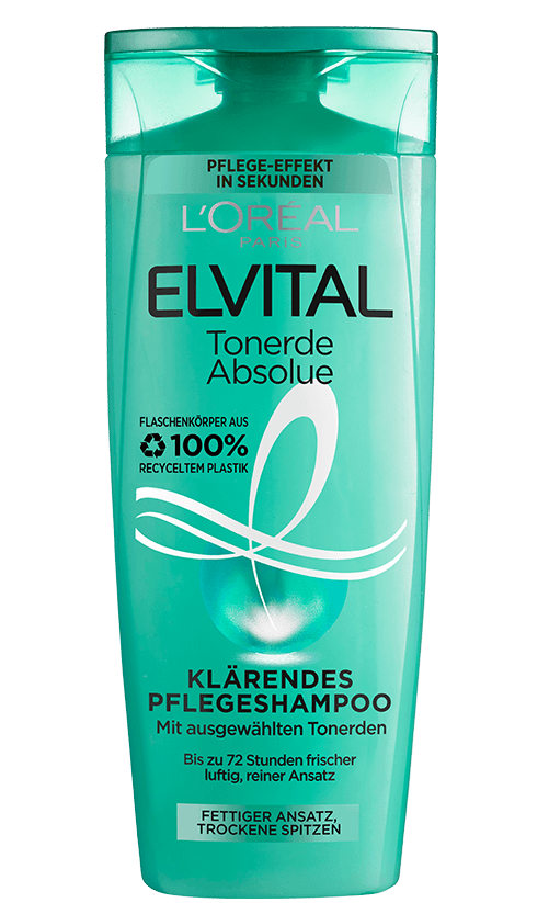 Шампунь для жирных волос при сухих на кончиках L'Oreal Paris Elvital Tonerde Absolue 300 мл