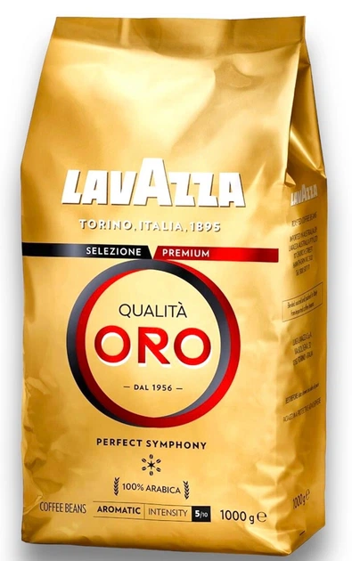 Кава в зернах Lavazza Qualita Oro 1000 г г Італія