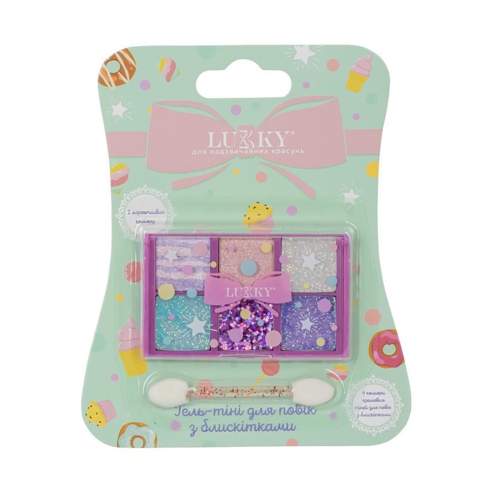 Дитяча палетка тіней Lukky T22787 пресовані 6 кольорів (RLT51384)