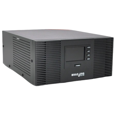 Источник бесперебойного питания BRAZZERS BRSW-LFP-800-12 640 Вт с чистой синусоидой и зарядом 20А (30359800)