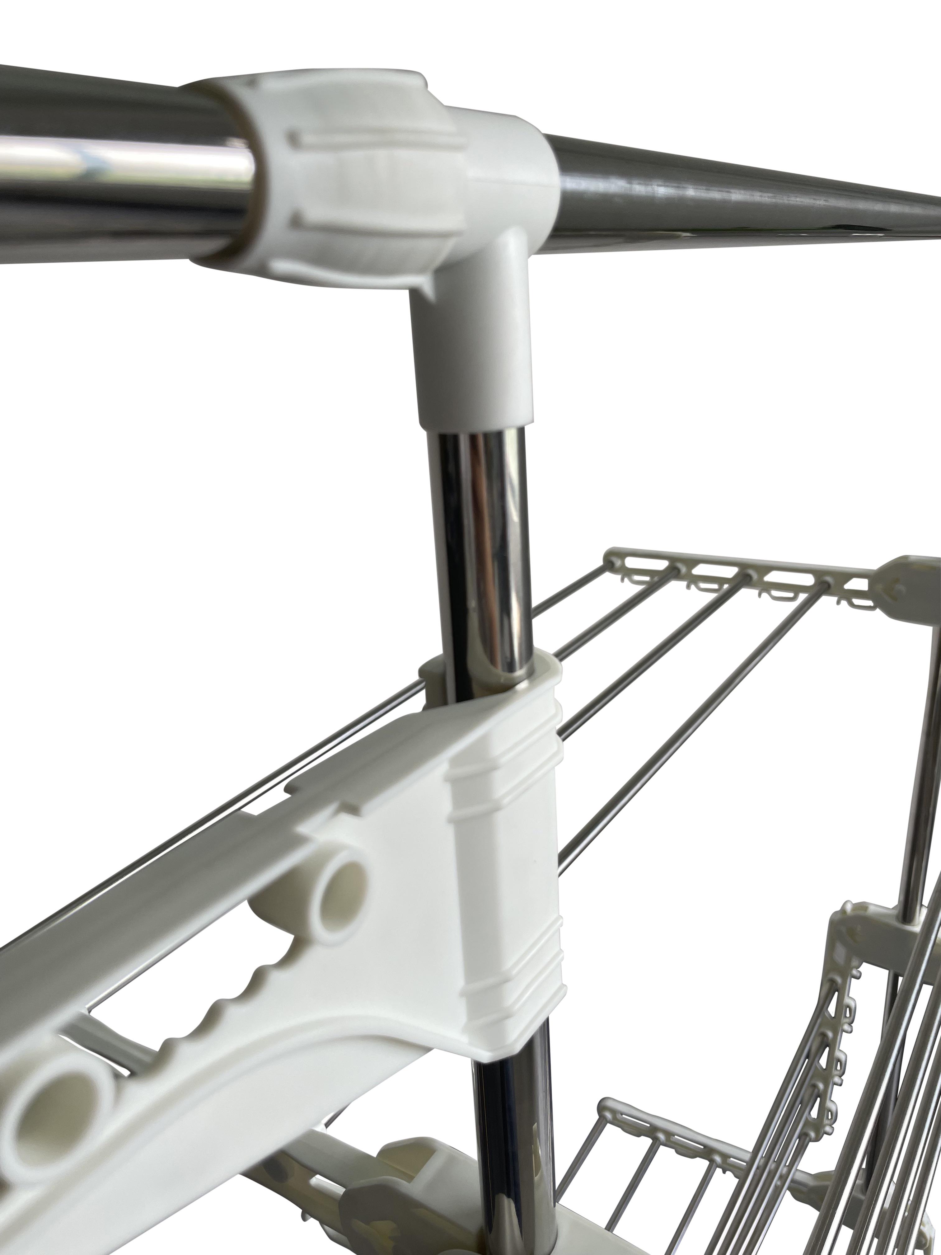 Сушка многоярусная для одежды Bonro B01S Белый (5218) - фото 5 Сушка многоярусная для одежды Bonro B01S Белый (5218) - фото 5