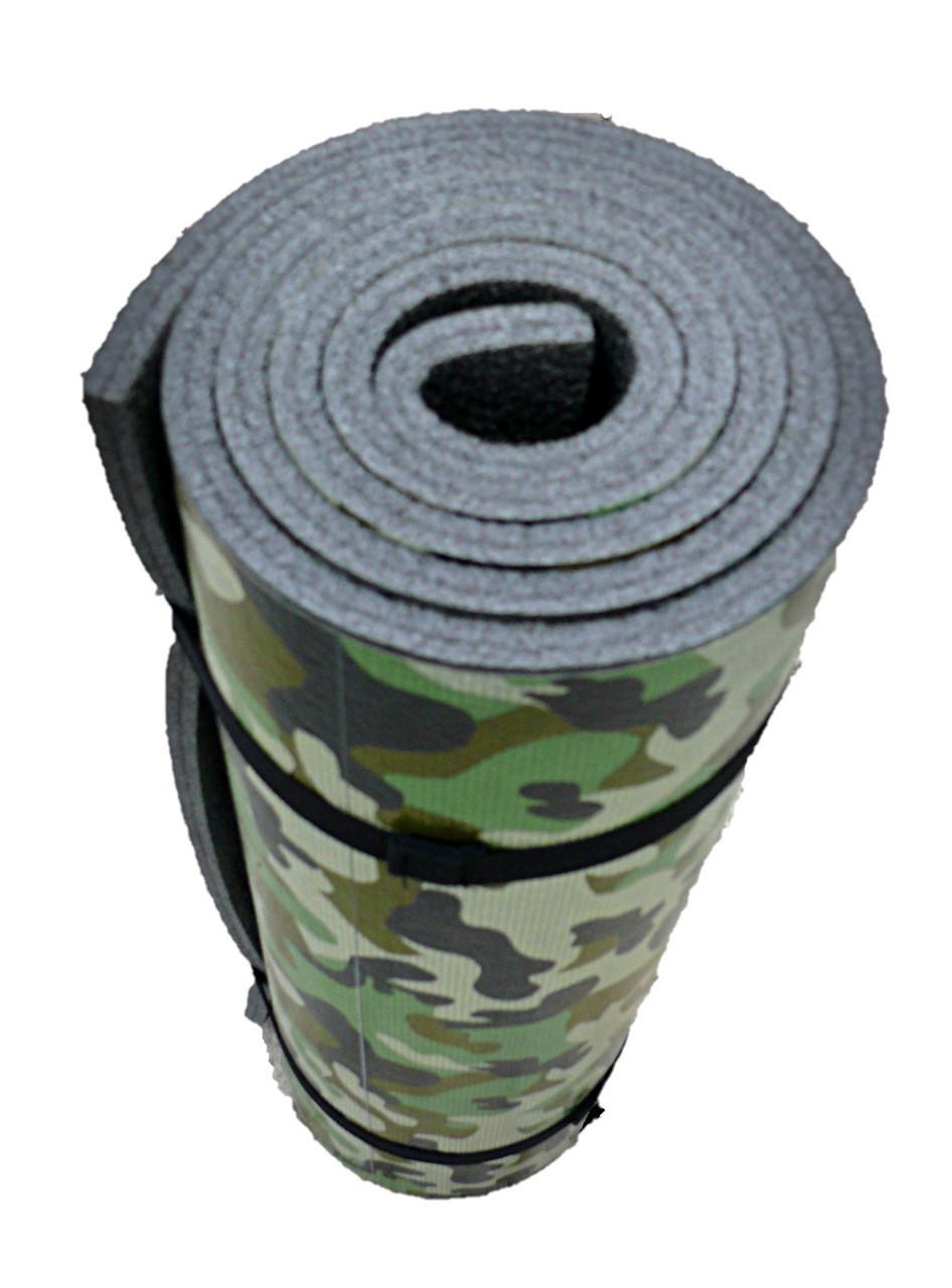 Коврик туристический Termoizol толщина 12 мм 50х180 см Серый/Хаки