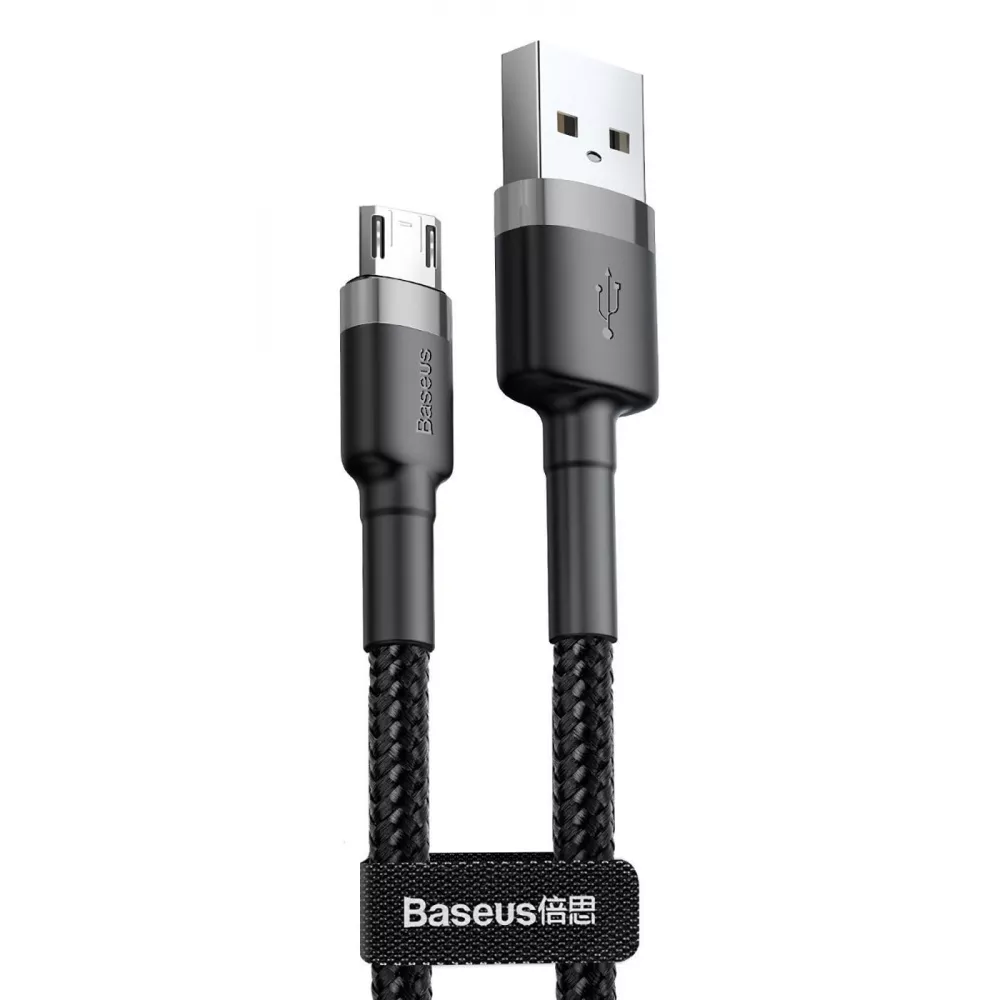 Кабель Baseus Cafule Micro USB 1,5A 2 м Black (9722569) - фото 1