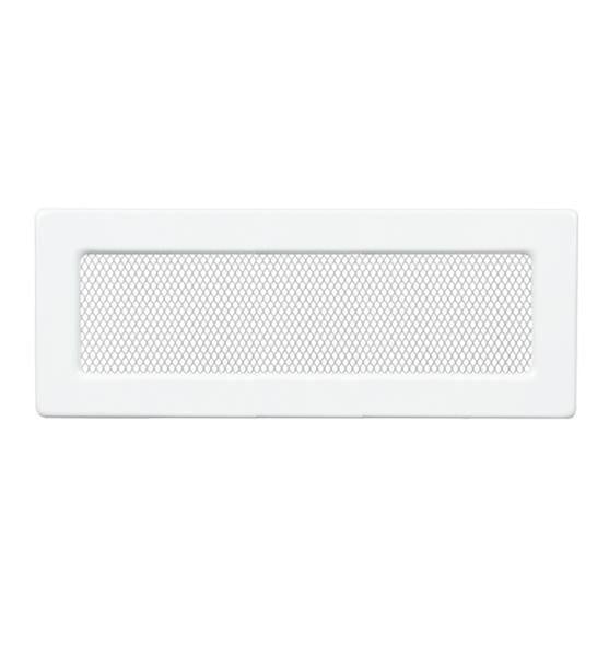 Решетка каминная 42х11 см Белый (12895746)